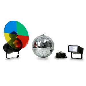 Beamz Sada – diskoguľa, stroboskop a multi-color reflektor