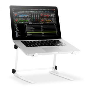 Resident DJ 1Lap, stojan na laptop, mixér, kontrolér, biely