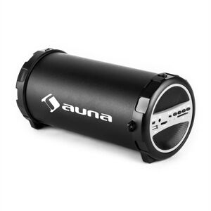 Auna Dr. Beat, 2.1 bluetooth reproduktor, USB, SD, AUX, UKW, akumulátor, strieborný