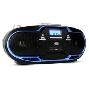 Trevi CMP-574, boombox s CD, MP3, USB, kazetovým prehrávačom, FM/AM-tunerom, modrý