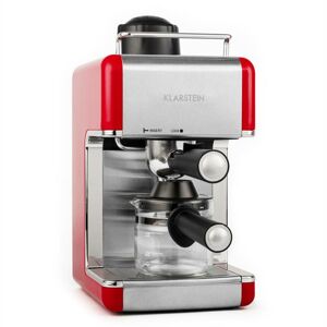 Klarstein Sagrada Rossa, 800 W, 3,5 bar, 4 šálky, stroj na espresso, nerezová oc