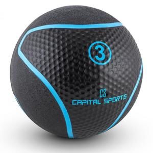 Capital Sports Medba 3, čierny, medicinbal 3kg guma