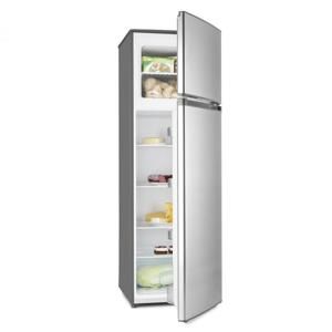 Klarstein Height Cool Silver, strieborná, kombinácia chladničky s mrazničkou, 171/41 l, 2-dverová, A++