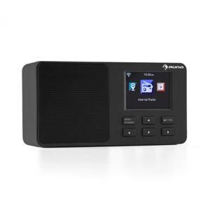 Auna IR-110 Internetradio 2,4'' TFT-farebný displej, akumulátor, WiFi USB, čierna