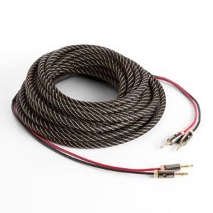 Numan reproduktorový kábel, OFC, medený, 2 x 3,5 mm2, 5 m, textilný obal, štandardizovaný