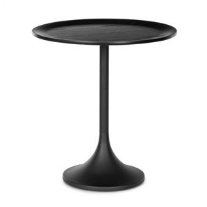 Besoa Small Visby, konferenčný stolík, 48 x 52,5 cm (O x V), kov, multiplexová doska, dubová dyha
