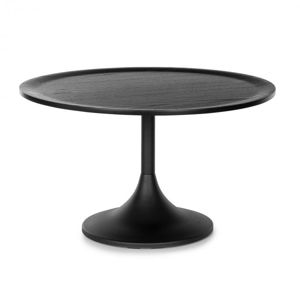 Besoa Big Visby, konferenčný stolík, 70 x 41,5 cm (O x V), kov, multiplexová doska, dubová dyha