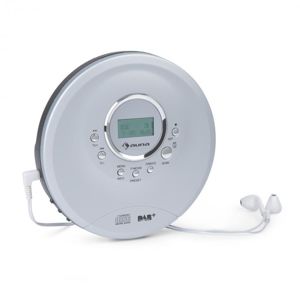 Auna CDC 200 DAB+, diskman, DAB+/FM, MP3 CD, akumulátor, LC displej
