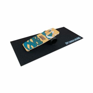 BoarderKING Indoorboard Limited Edition Wakeboard, balančná doska, podložka, valec, drevo/korok