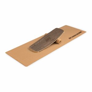 BoarderKING Indoorboard Curved, balančná doska, podložka, valec, drevo/korok