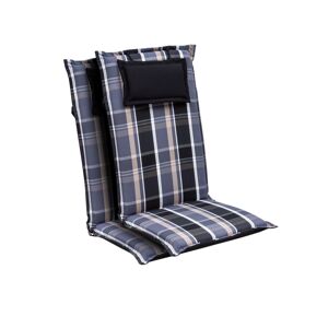 Blumfeldt Elbe, čalúnená podložka, podložka na stoličku, podložka na vyššie polohovacie kreslo, na záhradnú stoličku, Dralon, 50 × 120 × 8 cm, 2 x podložka