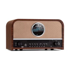 auna Columbia, DAB rádio, 60 W, CD prehrávač, DAB+/ UKW tuner, USB nahrávanie, Bluetooth