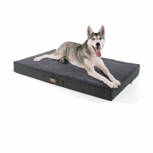 Brunolie Balu, pelech pre psa, vankúš pre psa, možnosť prania, ortopedický, protišmykový, priedušná pamäťová pena, veľkosť XL (120 × 10 × 72 cm)