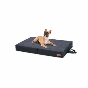 Brunolie Paco, pelech pre psa, možnosť prania, ortopedický, protišmykový, priedušný, skladacia pamäťová pena, veľkosť M (80 × 8 × 55 cm)