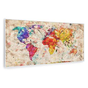 Klarstein Wonderwall Air Art Smart, infračervený ohrievač, farebná mapa, 120 x 60 cm, 700 W