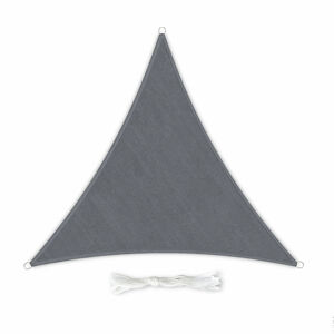 Blumfeldt Trojuholníková slnečná clona, 5 × 5 × 5 m, polyester, priedušná