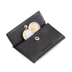 Slimpuro Coin Pocket s ochrannou kartou RFID pre ZNAP Slim Wallets 8 a 12, spínací gombík