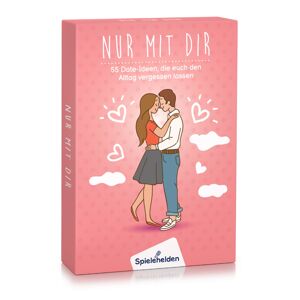 Spielehelden Nur mit dir kartová hraa pre páry 55 nápadov na milostné rande  Svadobný darček