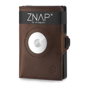 Slimpuro ZNAP Airtag Wallet, 8 kariet, priehradka na mince, 8 x 1,5 x 6 cm (Š x V x H), ochrana RFID