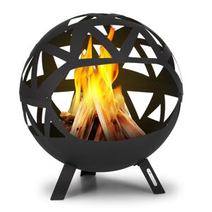 Blumfeldt Colima, ohnisko, Ø 66 cm, guľovitého tvaru, s roštom na drevené uhlie a popolníkom, geometrický tvar