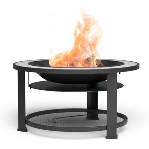 Blumfeldt Merano Circolo 3 v 1, ohnisko s funkciou grilu, dá sa použiť ako stôl, priemer 87 cm