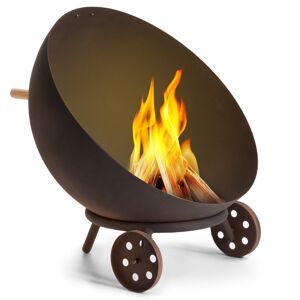 Blumfeldt Fireball Egon, oceľová misa na oheň pre záhradu alebo terasu Ø 66 cm kryt na gril