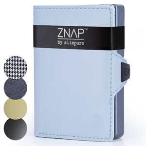 Slimpuro ZNAP Slim Wallet, 12 kariet, priehradka na mince, 8 x 1,8 x 6 cm (Š x V x H), ochrana RFID