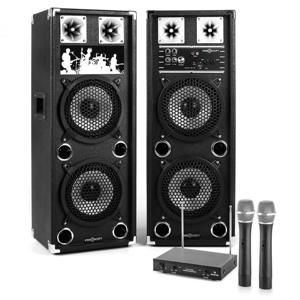 Electronic-Star Karaoke Set "STAR-28A" PA reproduktory, bezdrôtový mikrofón, 800W