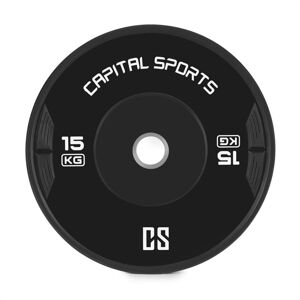 Capital Sports Elongate, bumper kotúč, závažie, guma, 2x 15 kg