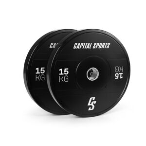 Capital Sports Elongate 2020, kotúče, 2 x 15 kg, tvrdá guma, 50,4 mm
