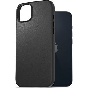 AlzaGuard Genuine Leather Case na iPhone 14 Plus čierny