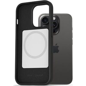 AlzaGuard Magsafe Silicone Case na iPhone 15 Pro čierny