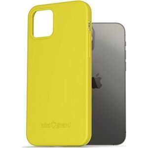 AlzaGuard Matte TPU Case na iPhone 12/ 12 Pro žltý