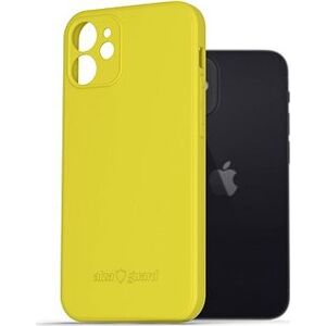 AlzaGuard Matte TPU Case na iPhone 12 Mini žltý
