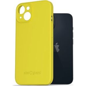 AlzaGuard Matte TPU Case na iPhone 14 žltý