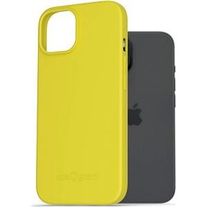 AlzaGuard Matte TPU Case na iPhone 15 žltý