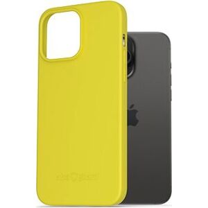 AlzaGuard Matte TPU Case na iPhone 15 Pro Max žltý