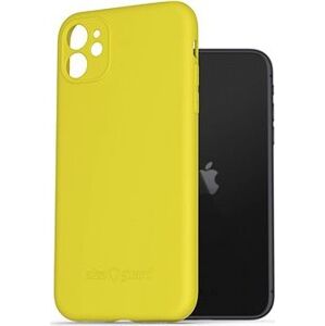 AlzaGuard Matte TPU Case na iPhone 11 žltý