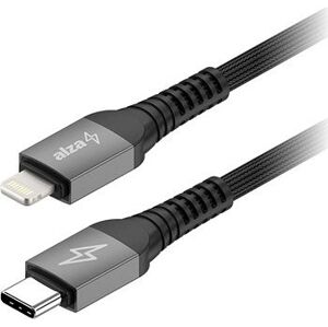 AlzaPower AluCore Ultra Durable USB-C to Lightning (C94) 1m tmavo sivý