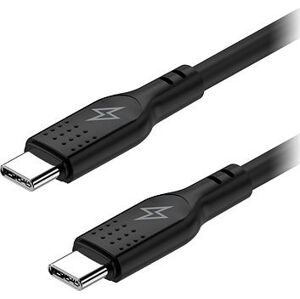 AlzaPower SilkCore USB-C/USB-C 2.0 5 A, 240 W, 1 m, čierny