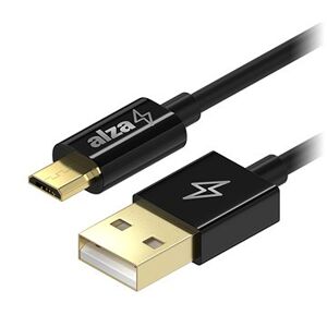 AlzaPower Core Micro USB 2 m čierny