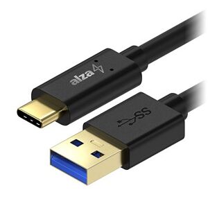AlzaPower Core USB-A to USB-C 3.2 Gen 1 60W 5Gbp 2m čierny