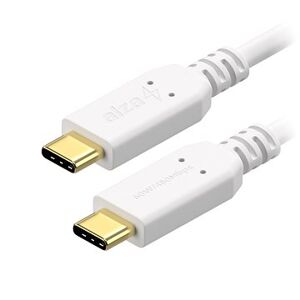 AlzaPower Core USB-C to USB-C 2.0 60W 2m biely