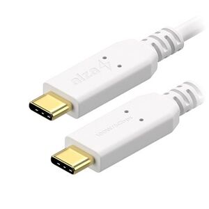 AlzaPower Core USB-C to USB-C 3.2 Gen 1 100W 1m biely