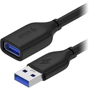AlzaPower Core USB-A (M) to USB-A (F) 3.0 1m čierny