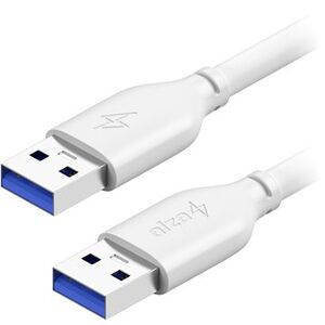 AlzaPower Core USB-A (M) to USB-A (M) 3.0, 3 m biely