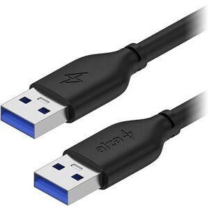 AlzaPower Core USB-A (M) to USB-A (M) 3.0, 3 m čierny