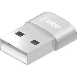 AlzaPower USB-A (M) to USB-C (F) 2.0 biely