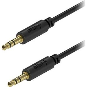AlzaPower Core Audio 3,5 mm Jack (M) to 3,5 mm Jack (M) 1 m čierny