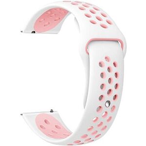 Eternico Sporty Universal Quick Release 20 mm Pure Pink and White